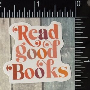 🌀10/$10🌀 Books Are My Love Language Reusable Waterproof Vinyl Sticker Decal